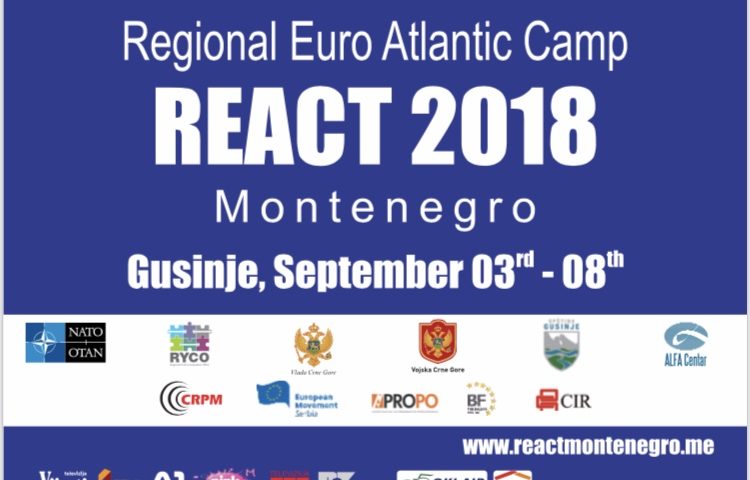 REACT 2018 u Gusinju od 03. – 08. septembra 2018.godine